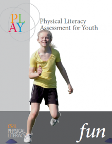The image depicts the cover for the PLAYFun resource page with a young girl running